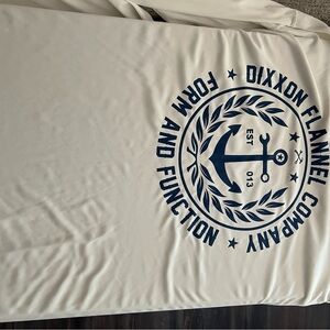 DIXXON Cream and Blue Anchor Tee